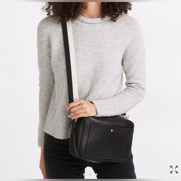 MADEWELL Fulton Pullover Sweater Gray S - Picture 1 of 12